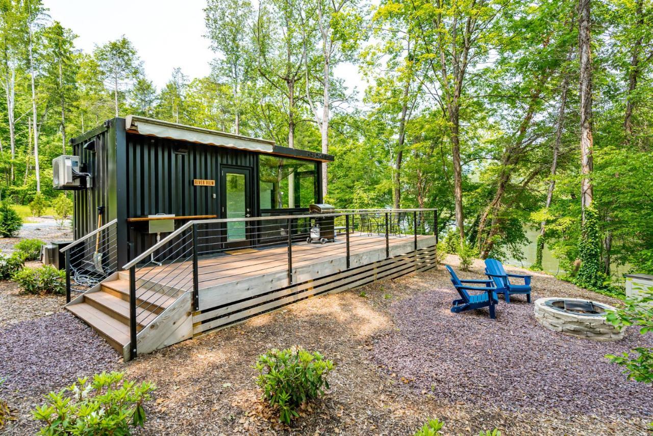 Riverside Tiny Cabin W Hot Tub, Fire Pit, & Kayaks Rileyville Exterior photo